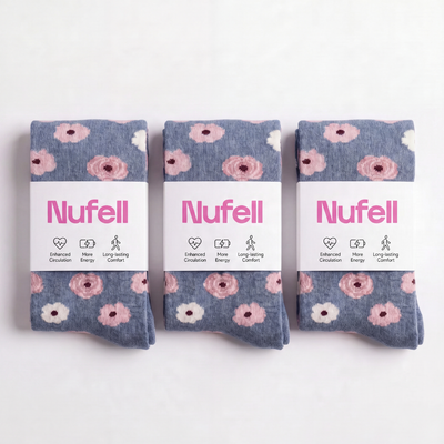 Blue/Flowers | 3 Pack