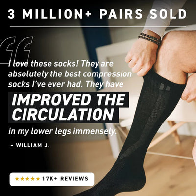 Black | Daily Relief Compression Socks