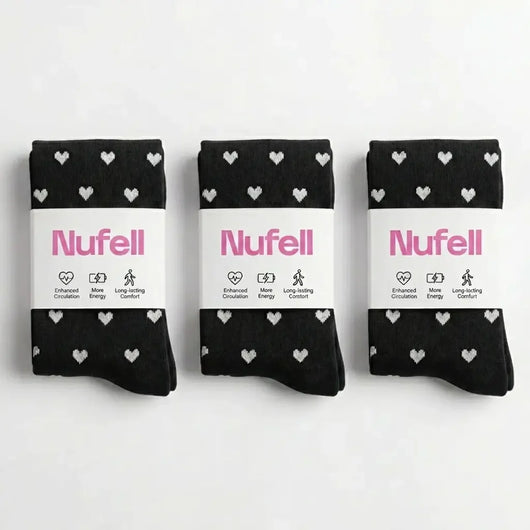 Black/Hearts | 3 Pack