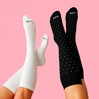 White | Daily Relief Compression Socks