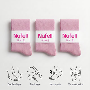 Pink | Daily Relief Compression Socks